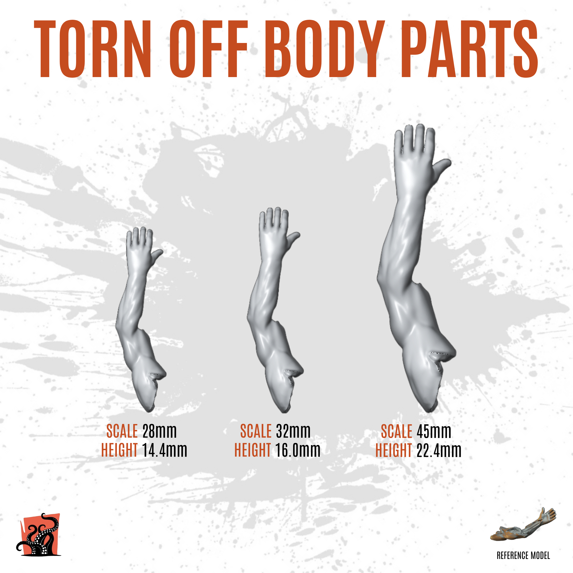 Torn off body parts - Pack of 14 bits - Image 3