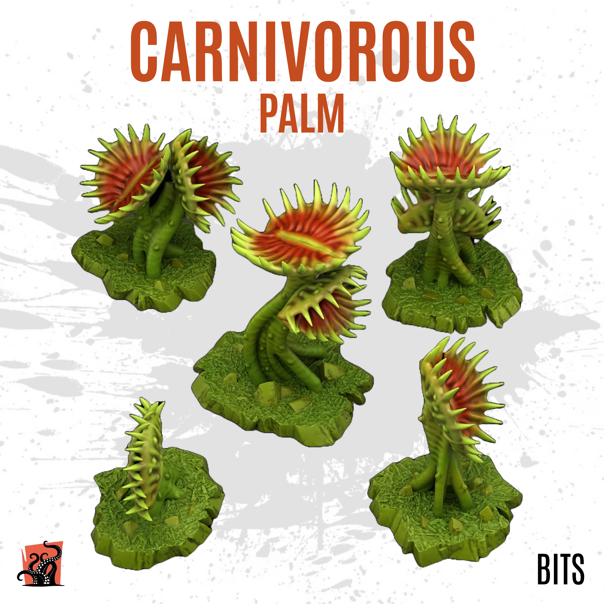 Carnivorous palm - Pack of 5 bits