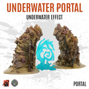 Underwater portal with underwater effect