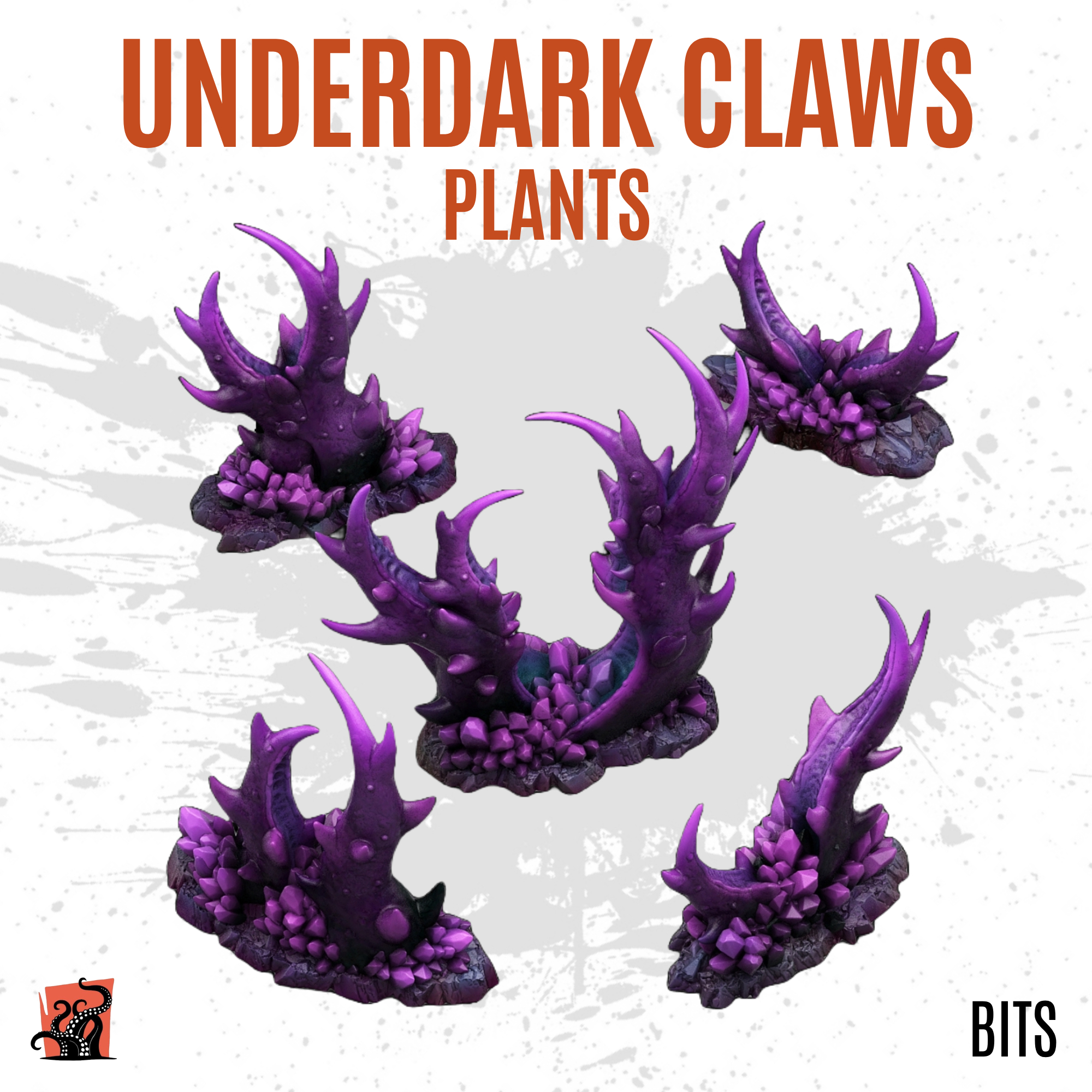 Underdark claws plants - Pack of 5 bits