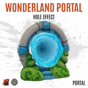 Wonderland portal with hole effect