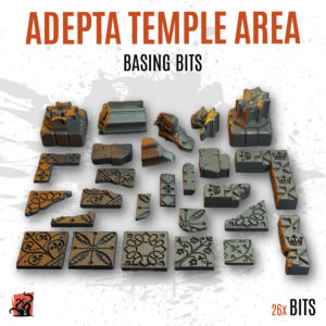 Adepta temple area - Basing bits - Pack of 26 bits