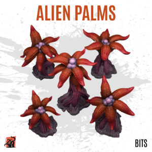 Alien palms - Pack of 5 bits