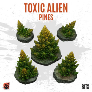 Toxic alien pines - Pack of 5 bits