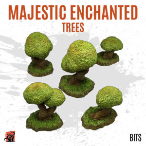 Majestic enchanted trees - Pack of 5 bits