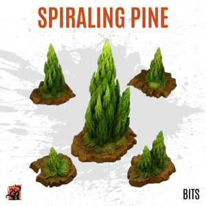 Spiraling pine - Pack of 5 bits
