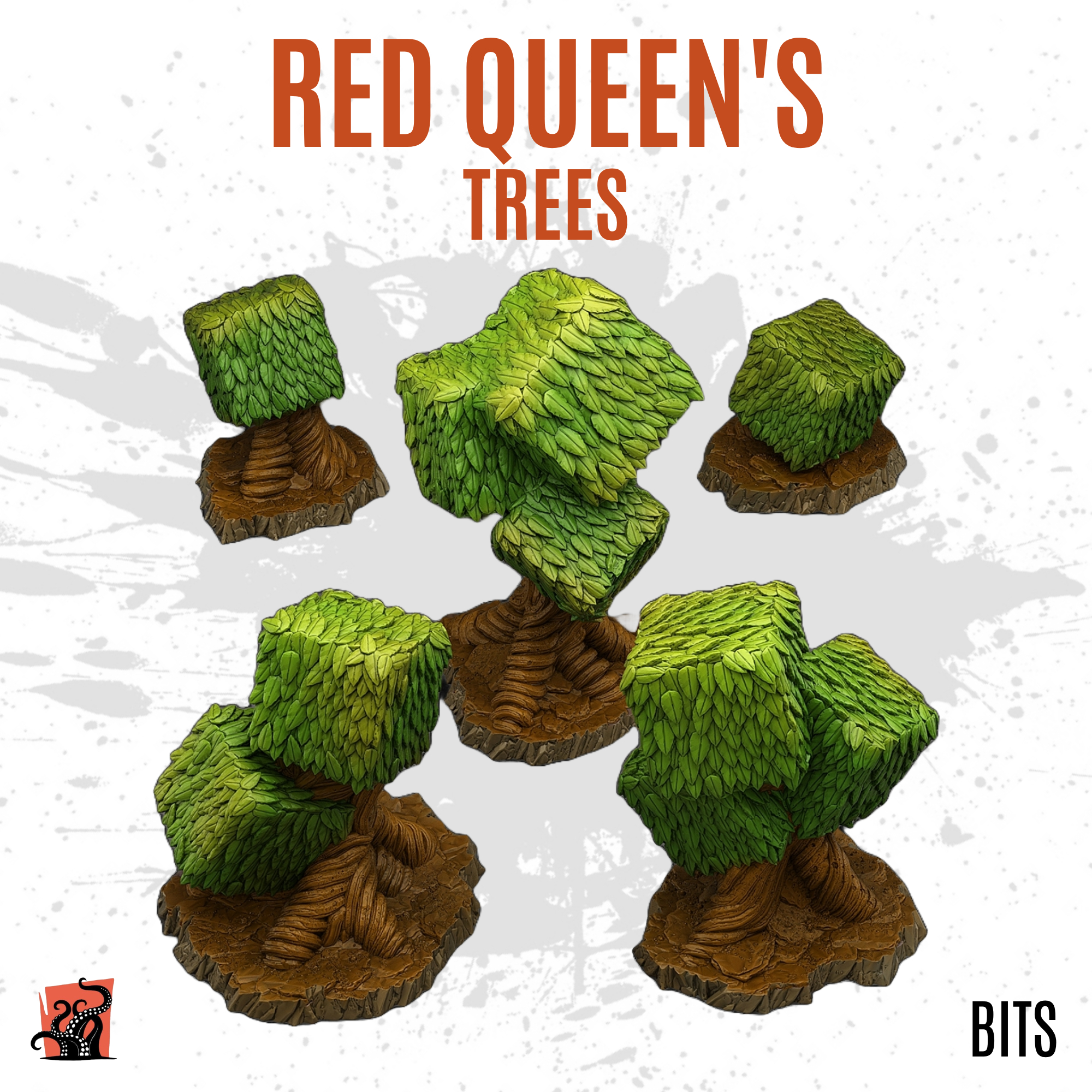 Red Queen´s trees - Pack of 5 bits