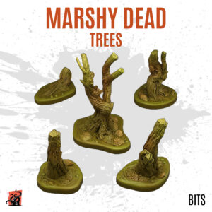 Marshy dead trees - Pack of 5 bits