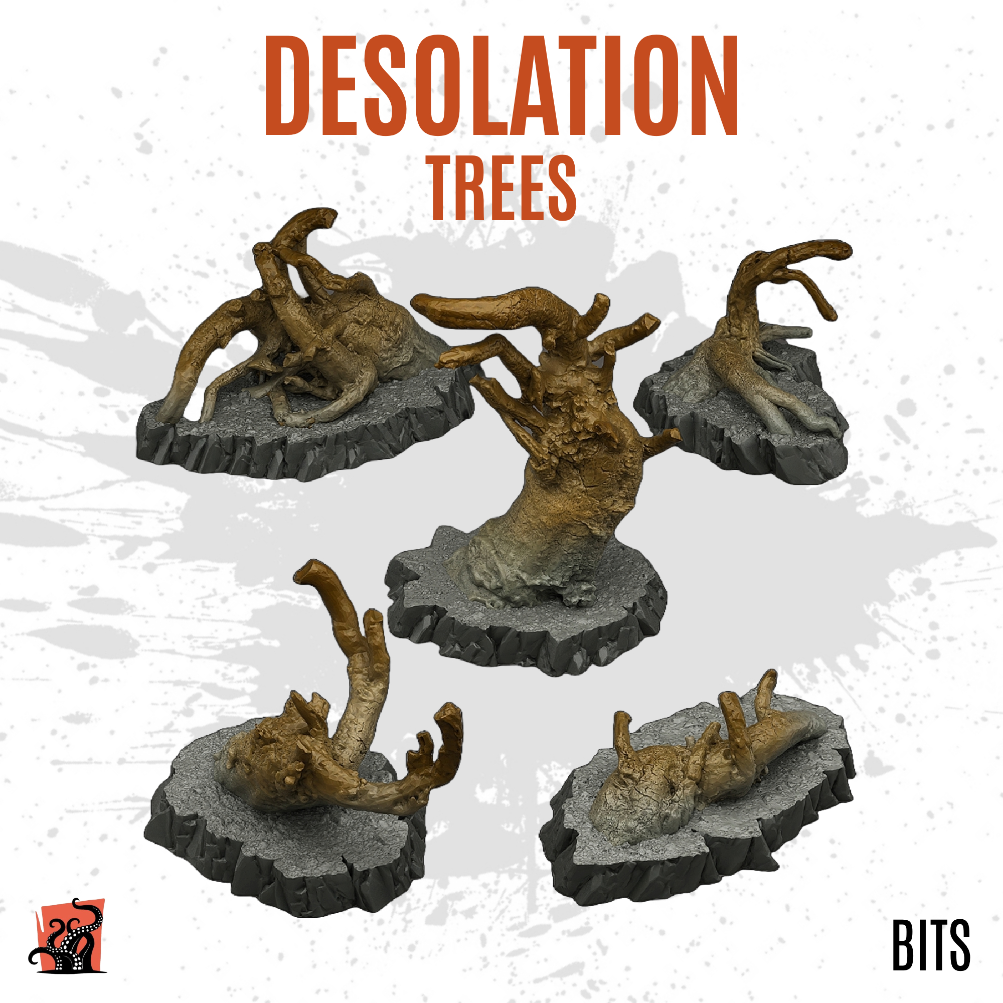 Desolation trees - Pack of 5 bits