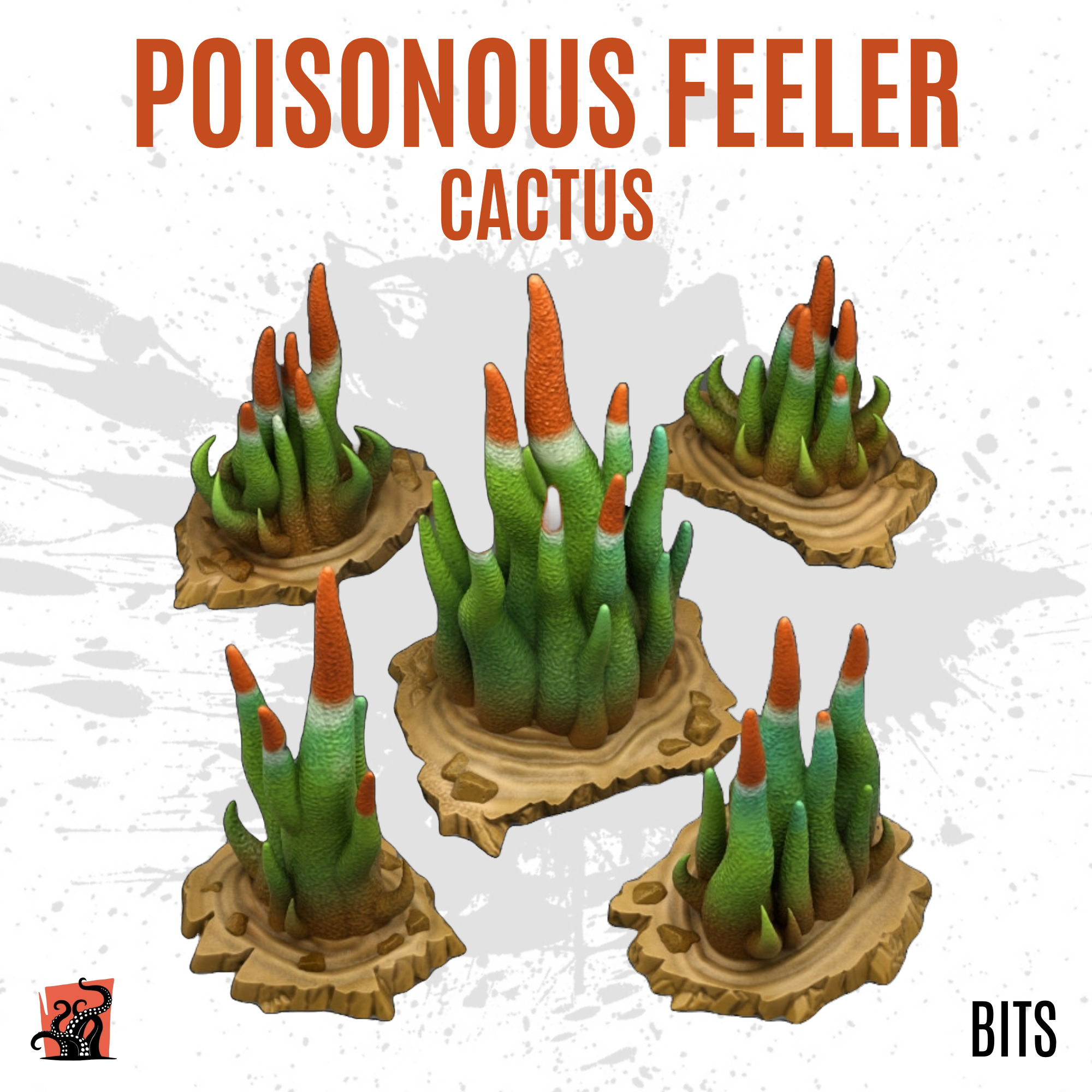 Poisonous feeler cactus - Pack of 5 bits
