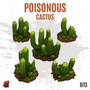Poisonous cactus - Pack of 5 bits