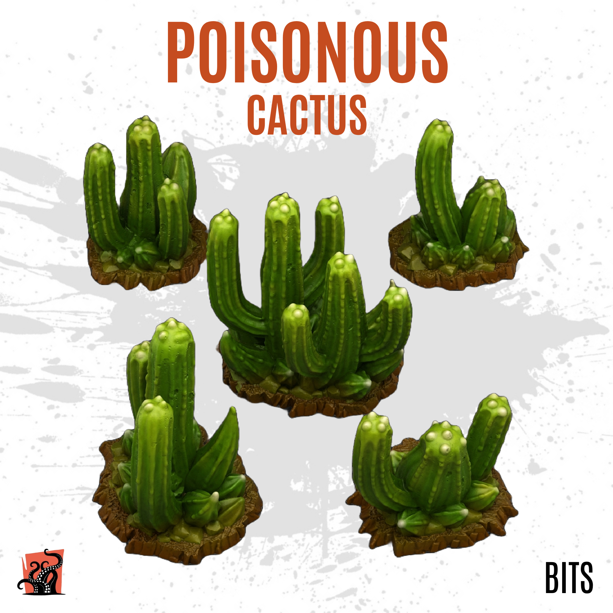 Poisonous cactus - Pack of 5 bits
