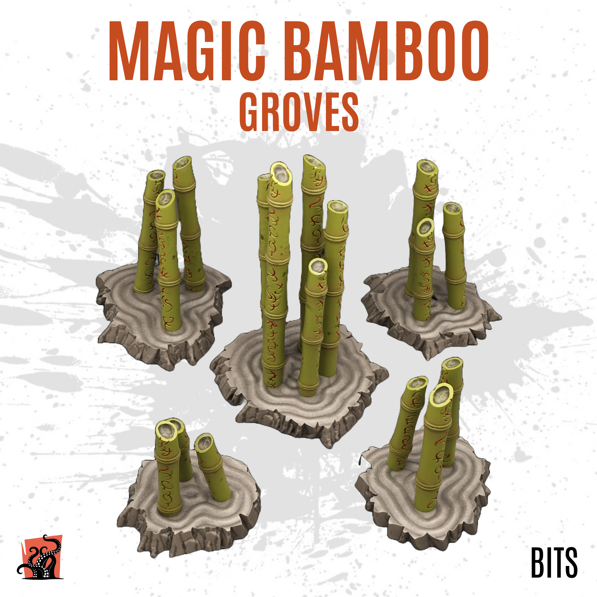 Magic bamboo groves - Pack of 5 bits