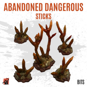 Abandoned dangerous sticks - Pack of 5 bits