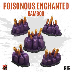 Poisonous enchanted bamboo - Pack of 5 bits