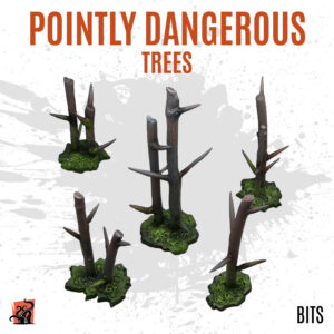 Pointly dangerous trees - Pack of 5 bits