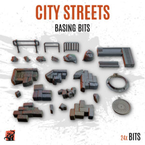 City streets - Basing bits - Pack of 24 bits