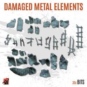 Damaged metal elements - Pack of 30 bits