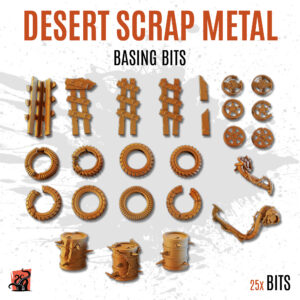Desert scrap metal - Basing bits - Pack of 25 bits