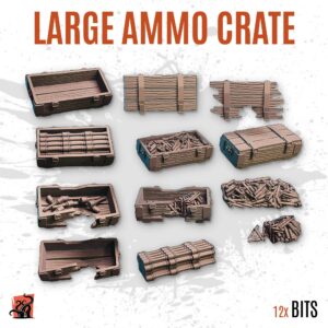 Large ammo crate - Pack of 12 bits