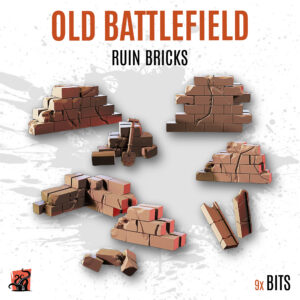 Old battlefield - Ruin bricks - Pack of 9 bits