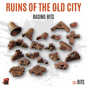 Ruins of the old city - Basing bits - Pack of 20 bits