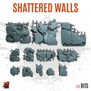 Shattered walls - Pack of 12 bits