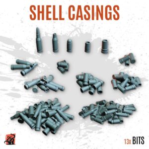 Shell casings - Pack of 13 bits