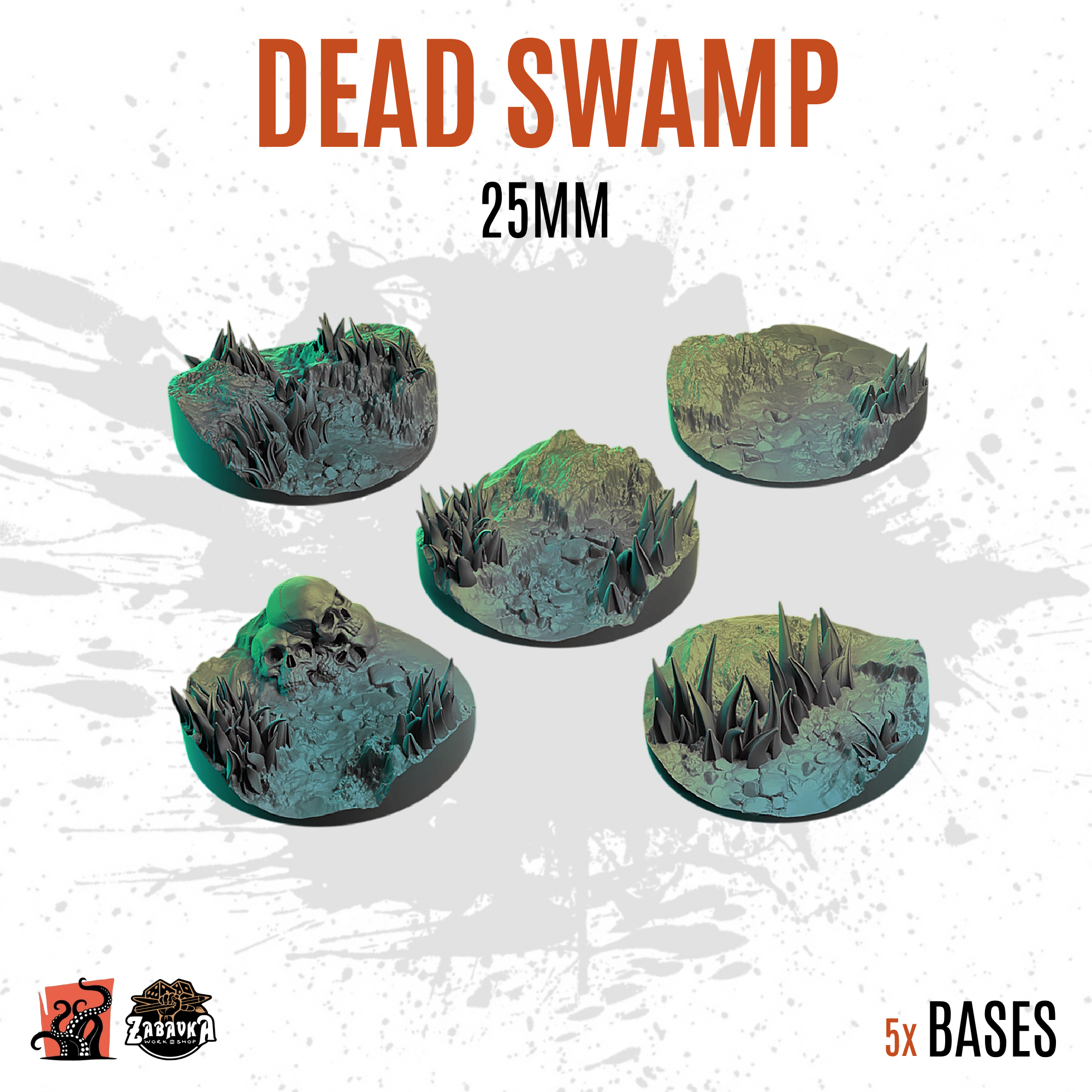 Death Swamp - 25mm base (5uds)