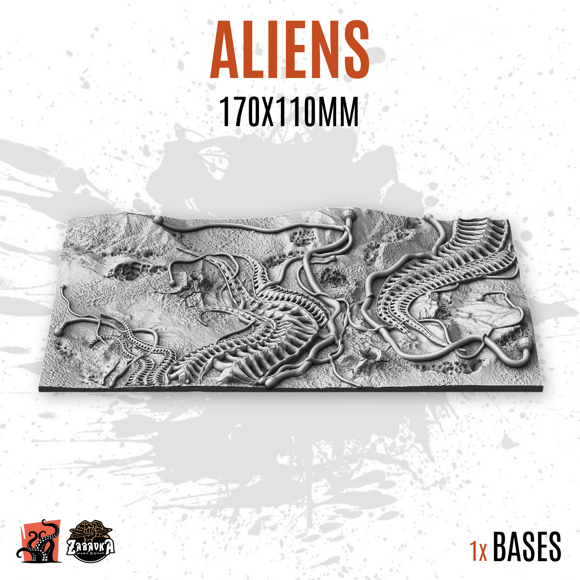 Aliens - 170x110mm square base (1ud)