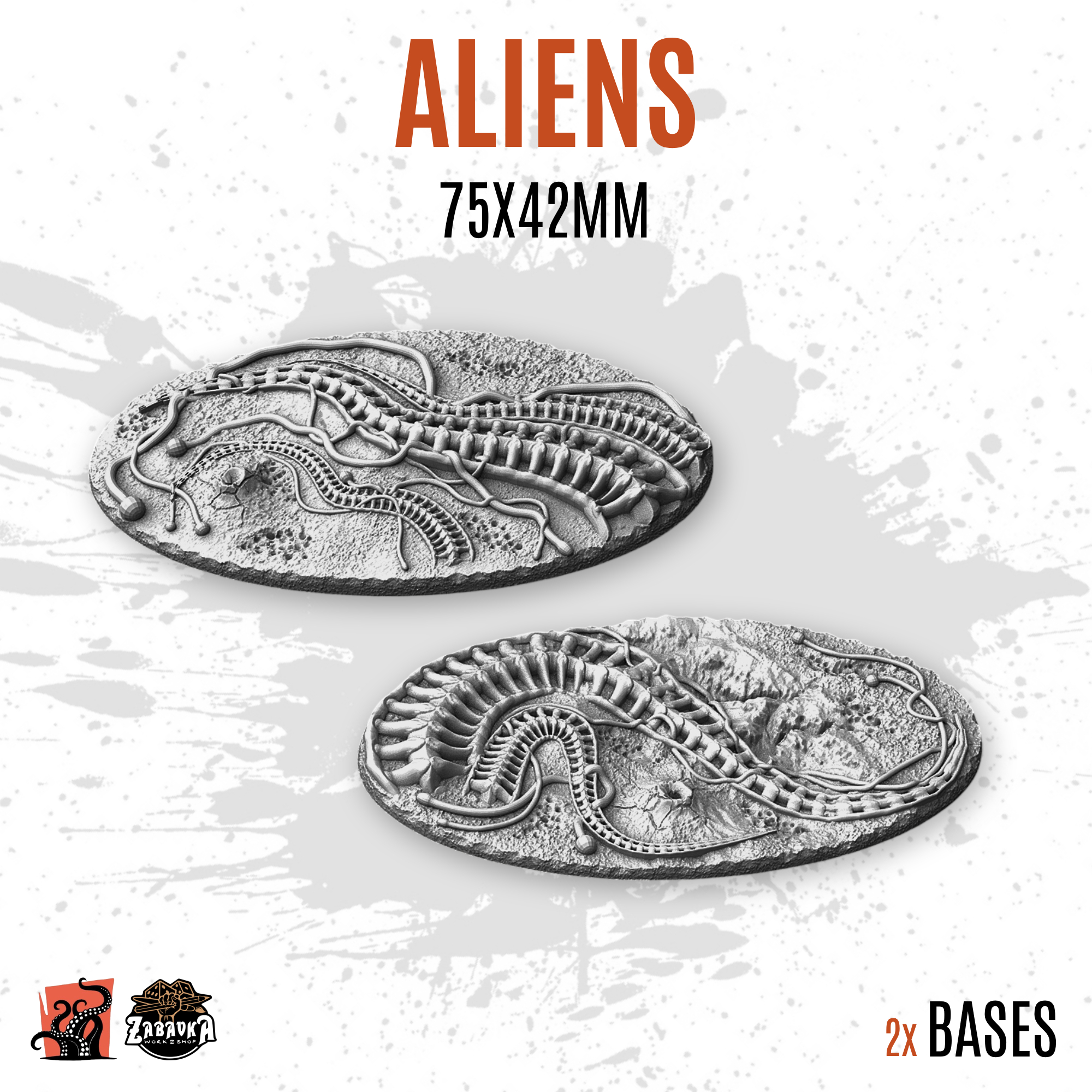 Aliens - 75x42mm oval base (2uds)