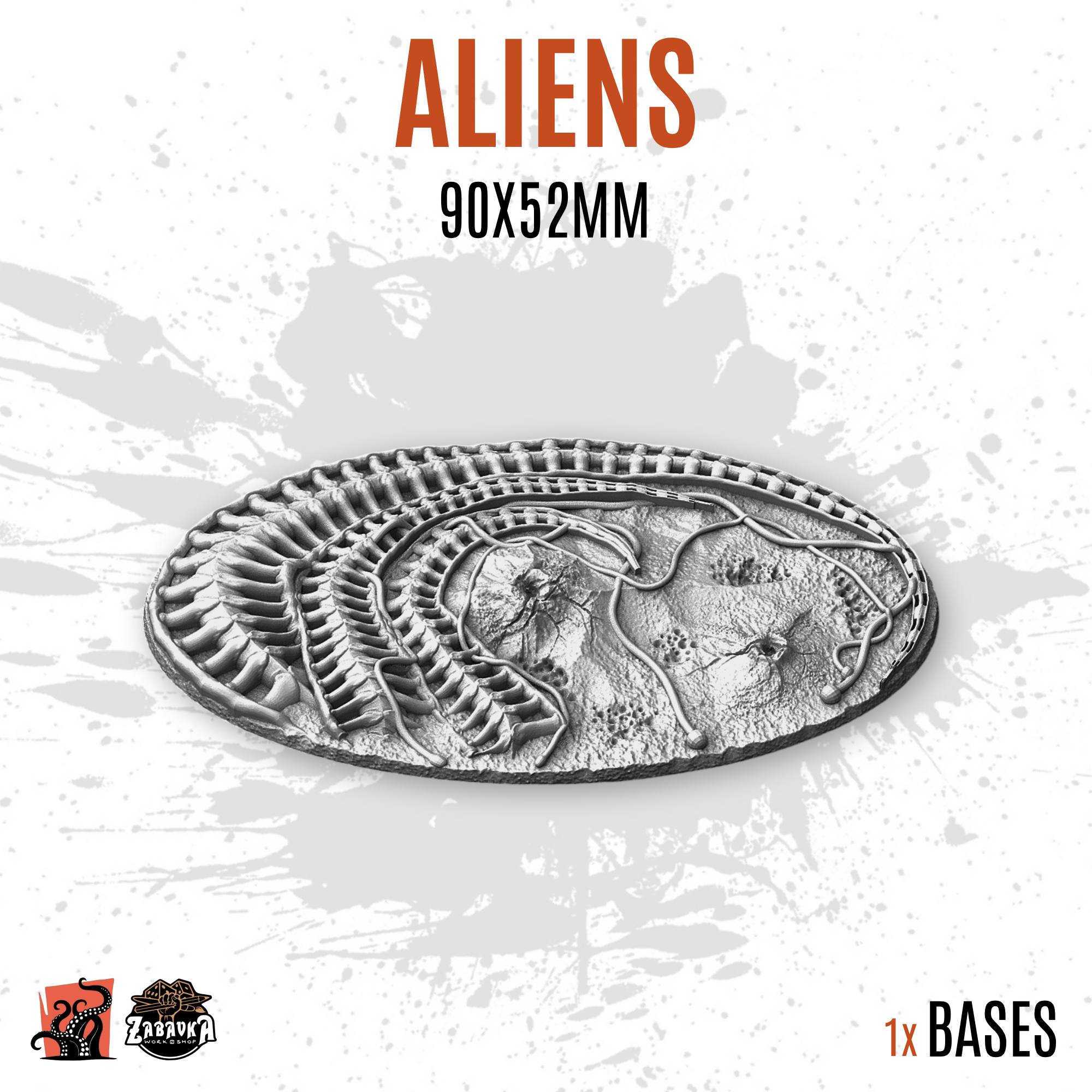 Aliens - 90x52mm oval base (1ud)