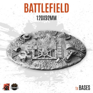 Battlefield - 120x92mm oval base (1ud)