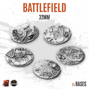 Battlefield - 32mm base (5uds)