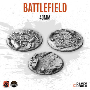 Battlefield - 40mm base (3uds)