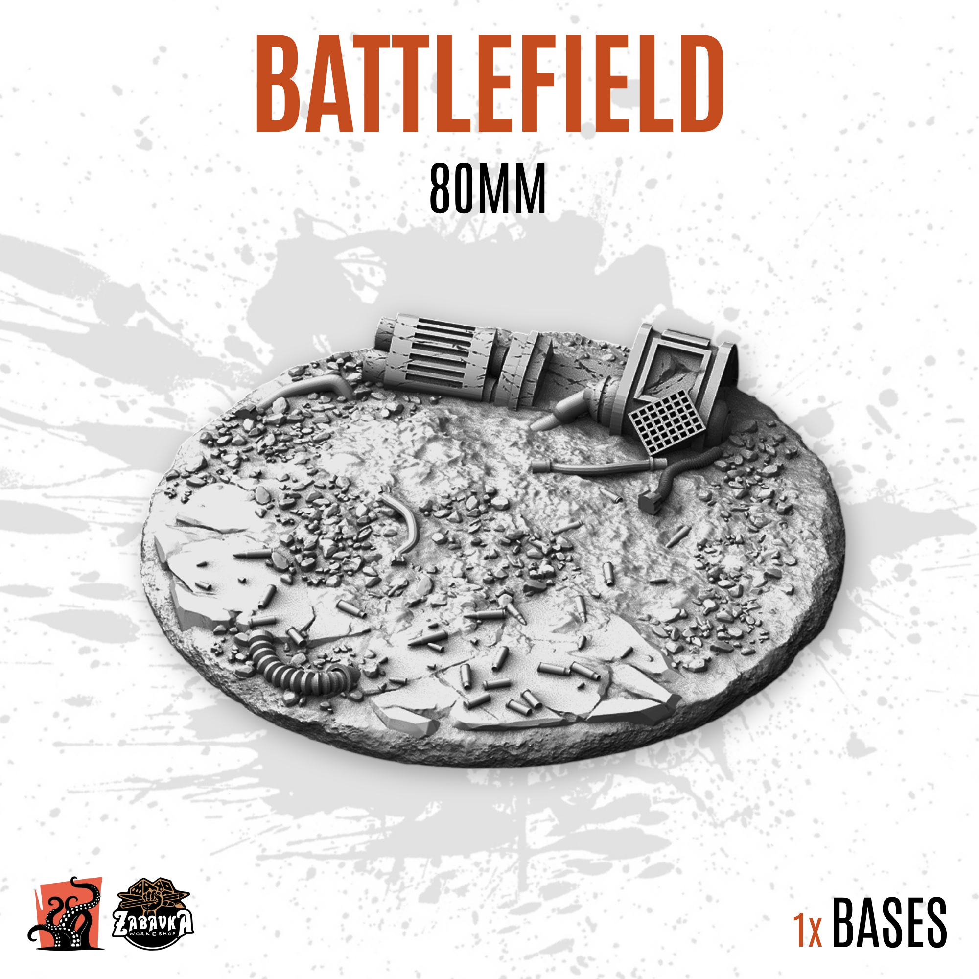 Battlefield - 80mm base (1ud)