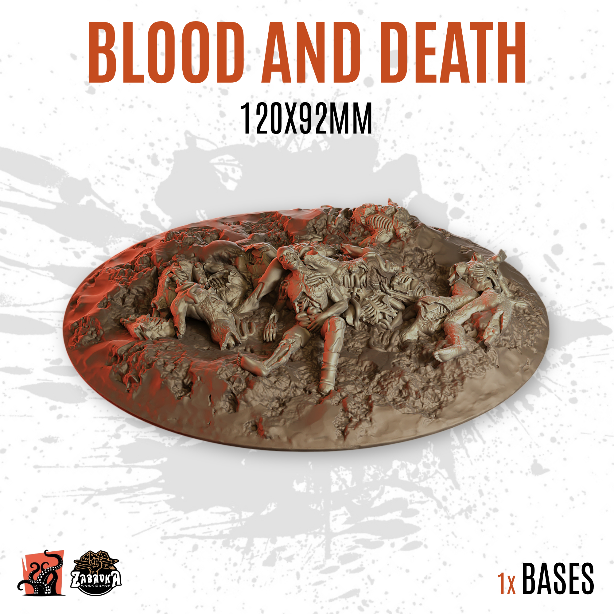 Blood and Death - 120x92mm oval base (1ud)
