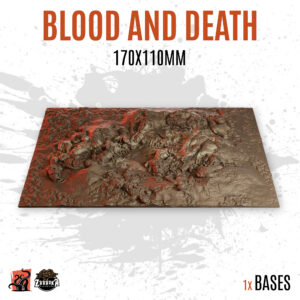 Blood and Death - 170x110mm square base (1ud)