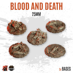 Blood and Death - 25mm base (5uds)