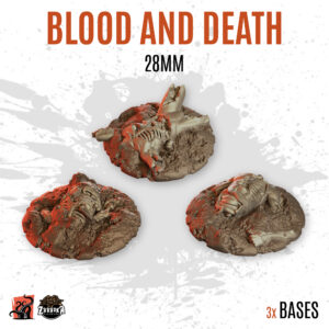 Blood and Death - 28mm base (3uds)