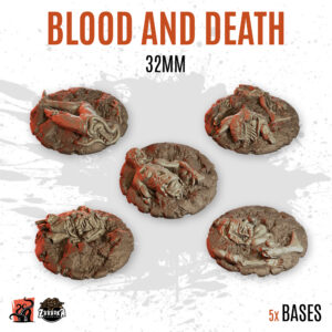 Blood and Death - 32mm base (5uds) V2