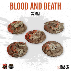 Blood and Death - 32mm base (5uds) V1