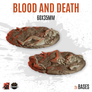 Blood and Death - 60x35mm oval base (2uds)