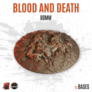 Blood and Death - 80mm base (1ud)