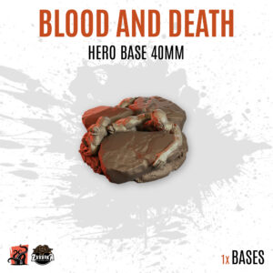 Blood and Death - 40mm hero base (1ud)