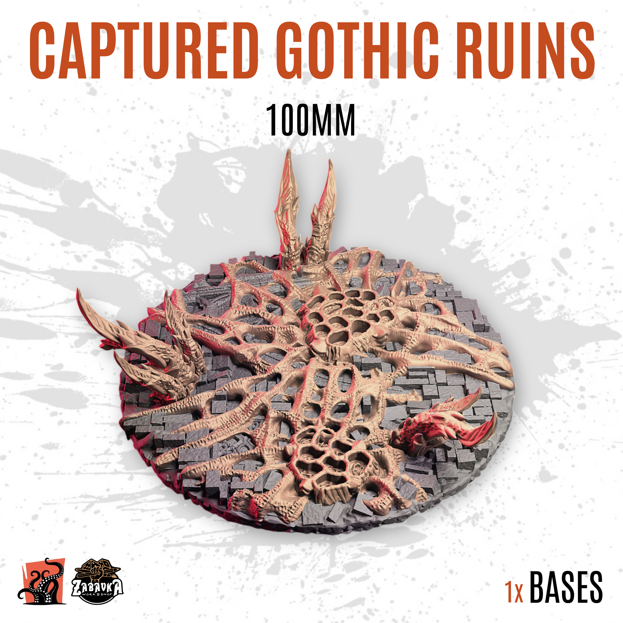 Captured Gothic Ruins - 100mm base (1ud)