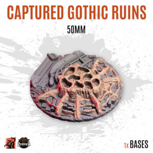 Captured Gothic Ruins - 50mm base (1ud)