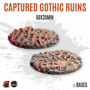 Captured Gothic Ruins - 60x35mm oval base (2uds)