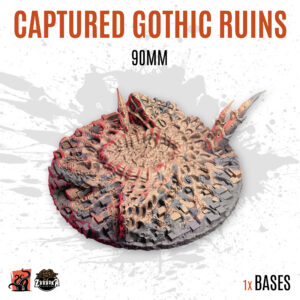 Captured Gothic Ruins - 90mm base (1ud)
