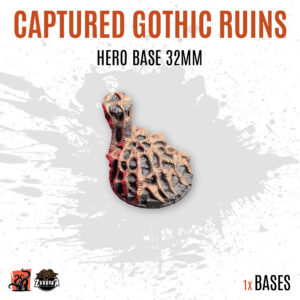Captured Gothic Ruins - 32mm hero base (1ud)